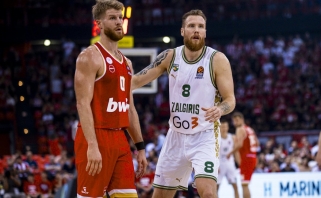 "Žalgiris" Pirėjuje laimėjo tris kėlinius, tačiau dramatiškai krito dėl tragiško pirmojo